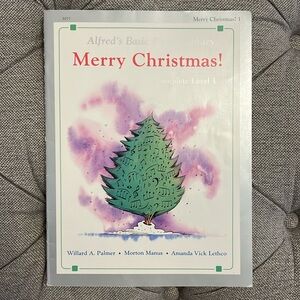 Beginner piano Christmas music book